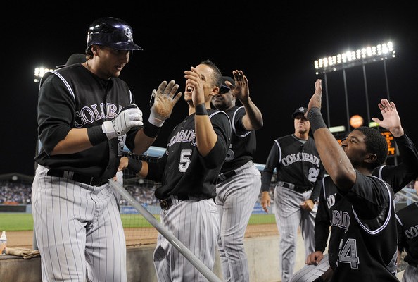Carlos Gonzalez and Troy Tulowitzki teammates