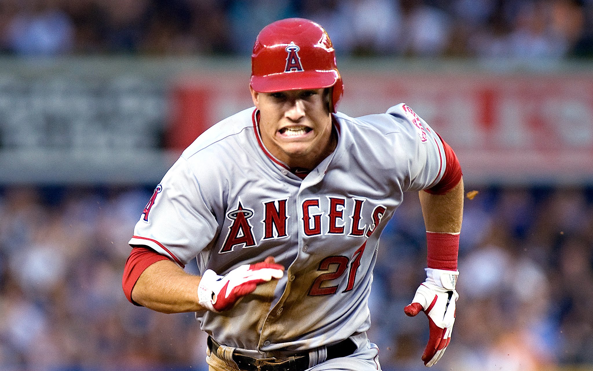 Mike Trout Wallpaper Discover more American, Baseball, Los Angeles