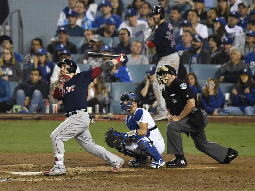 Steve Pearce Boston Red Sox 2018 MLB World Series MVP Framed 15 x